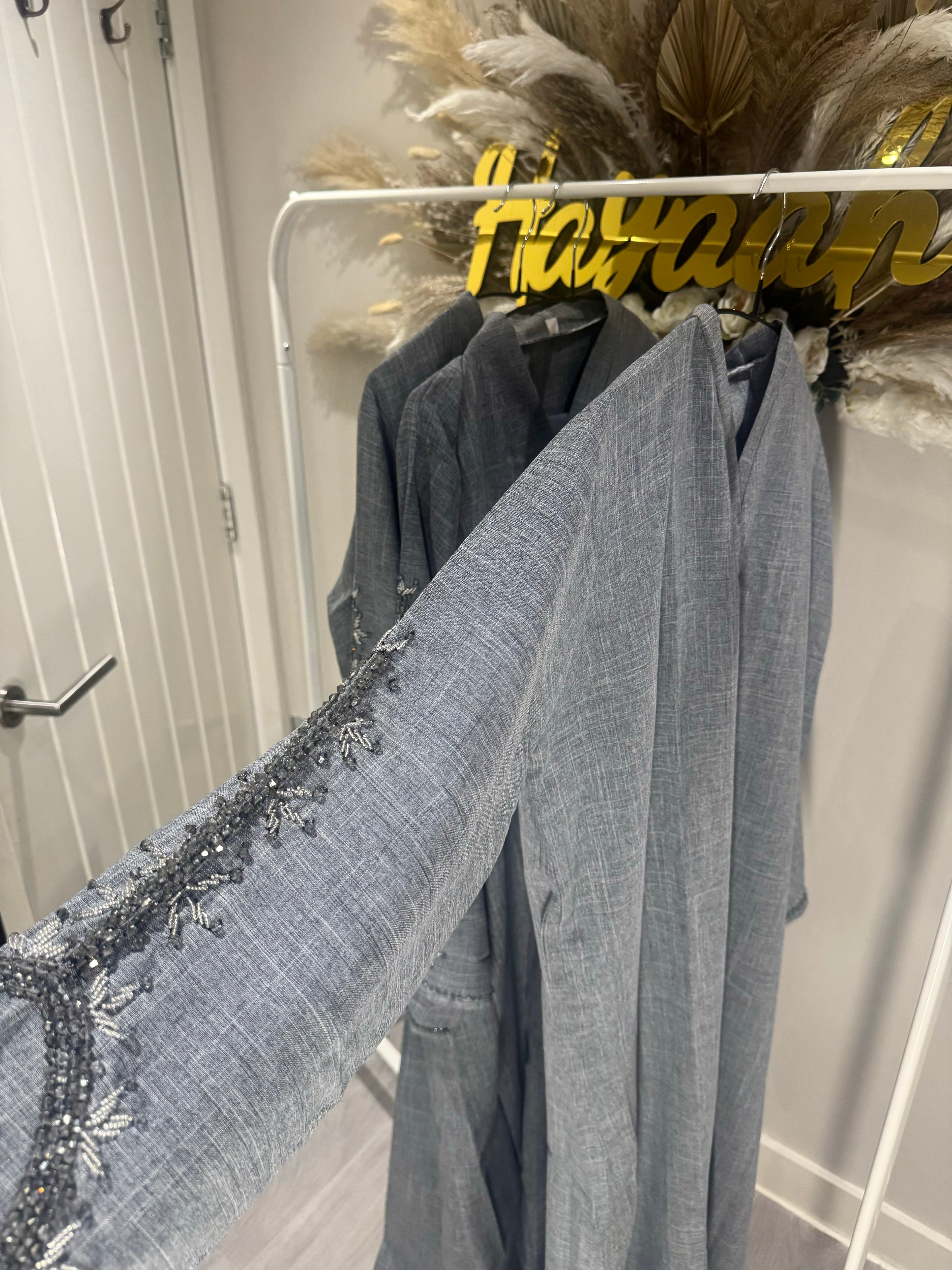 Inayah - Grey Abaya