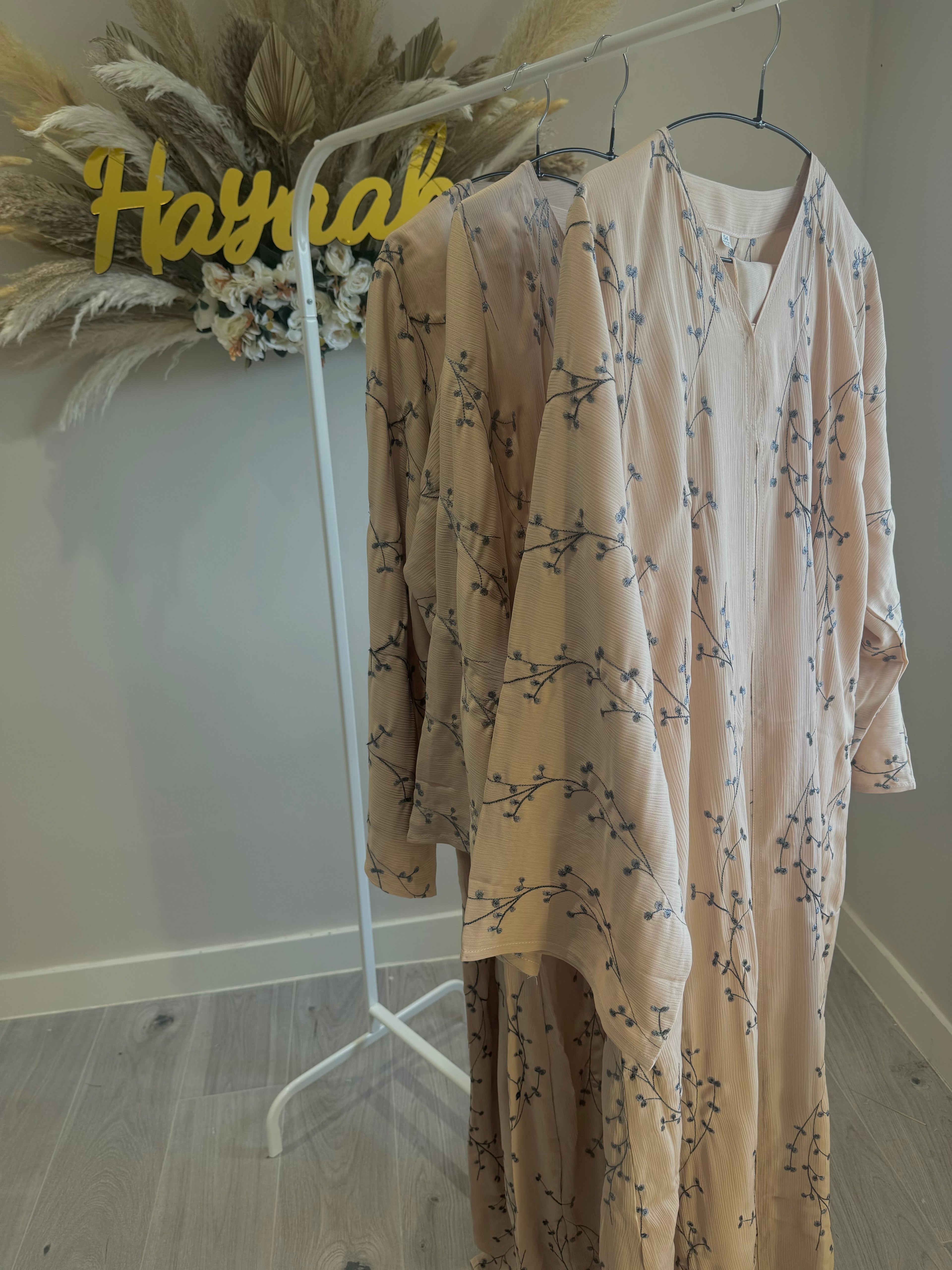 Dahlia - Floral Abaya