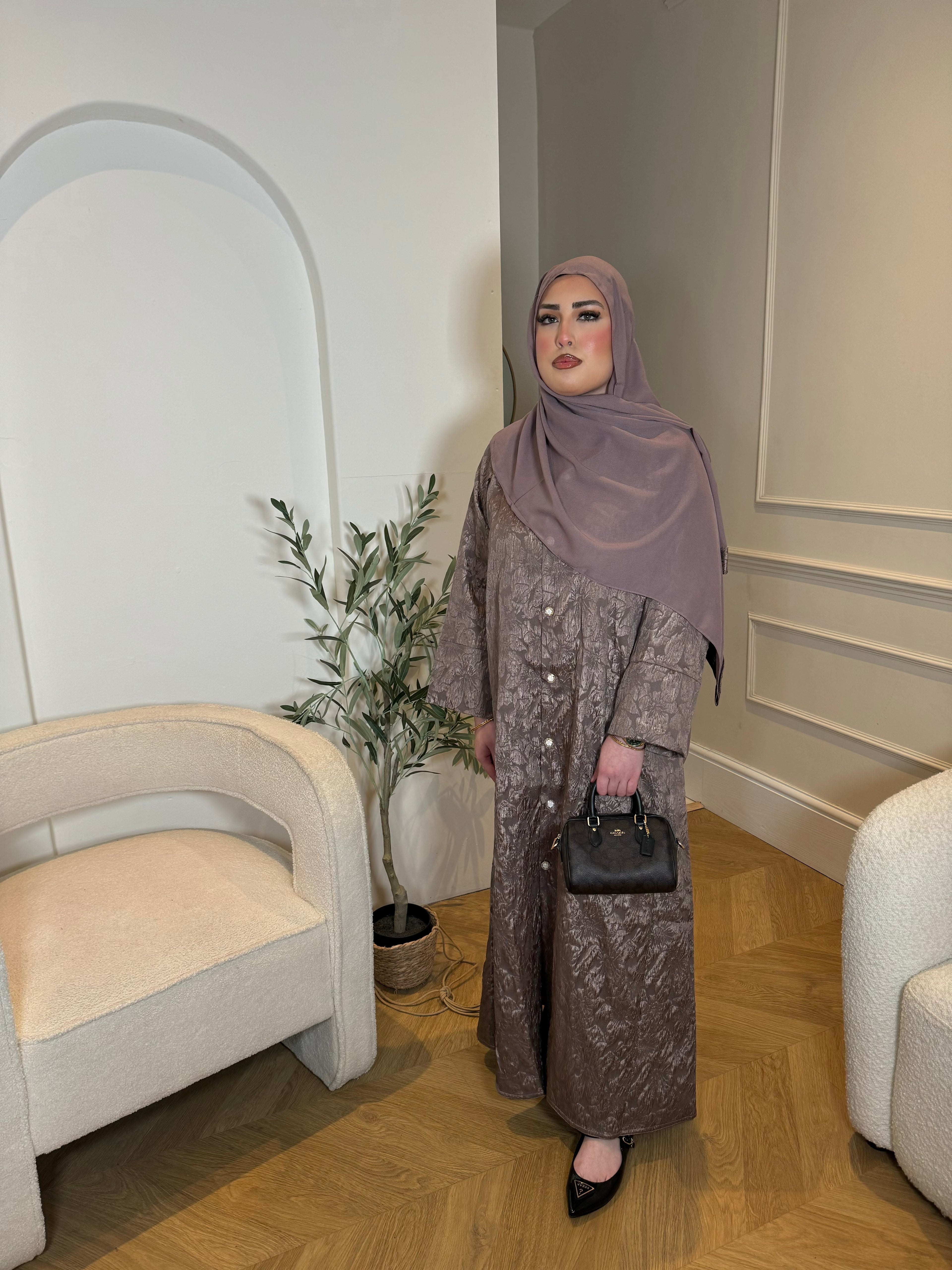 Leyla Jacquard Abaya