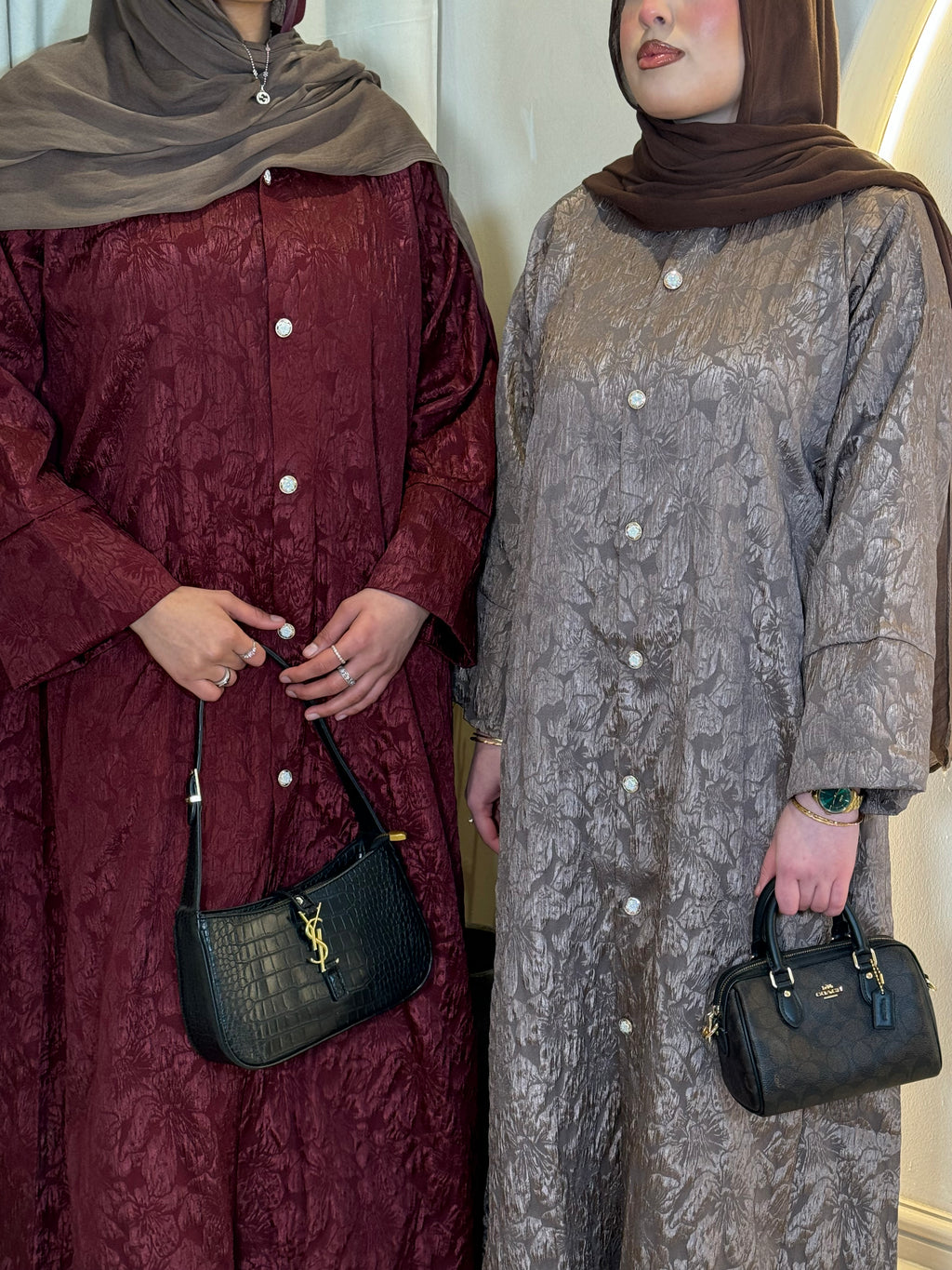 Leyla Jacquard Abaya