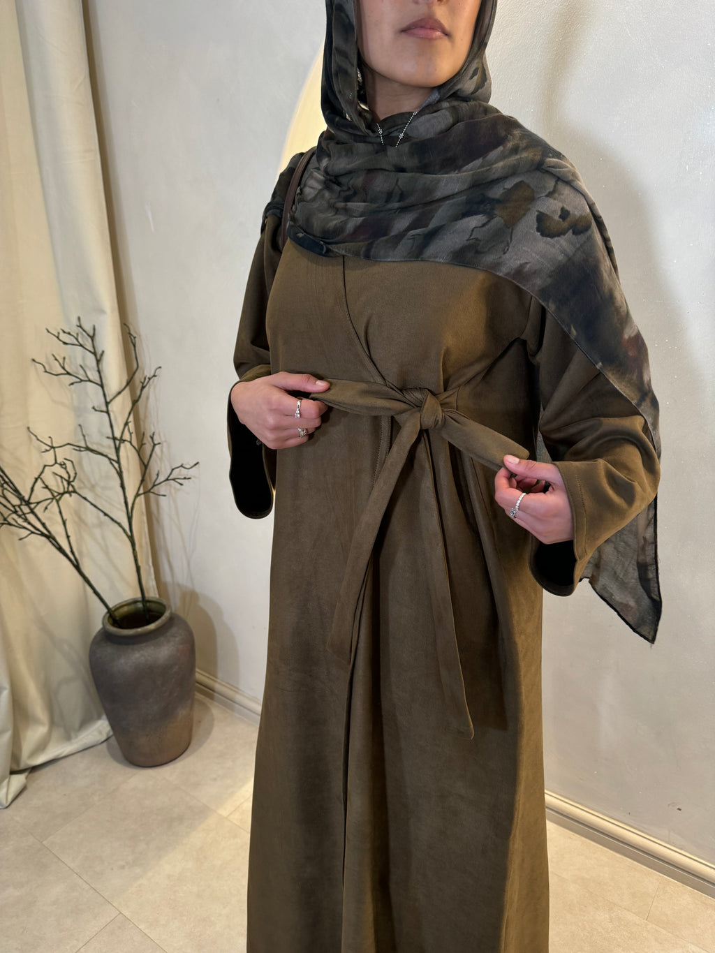 Wrap Abaya Dress