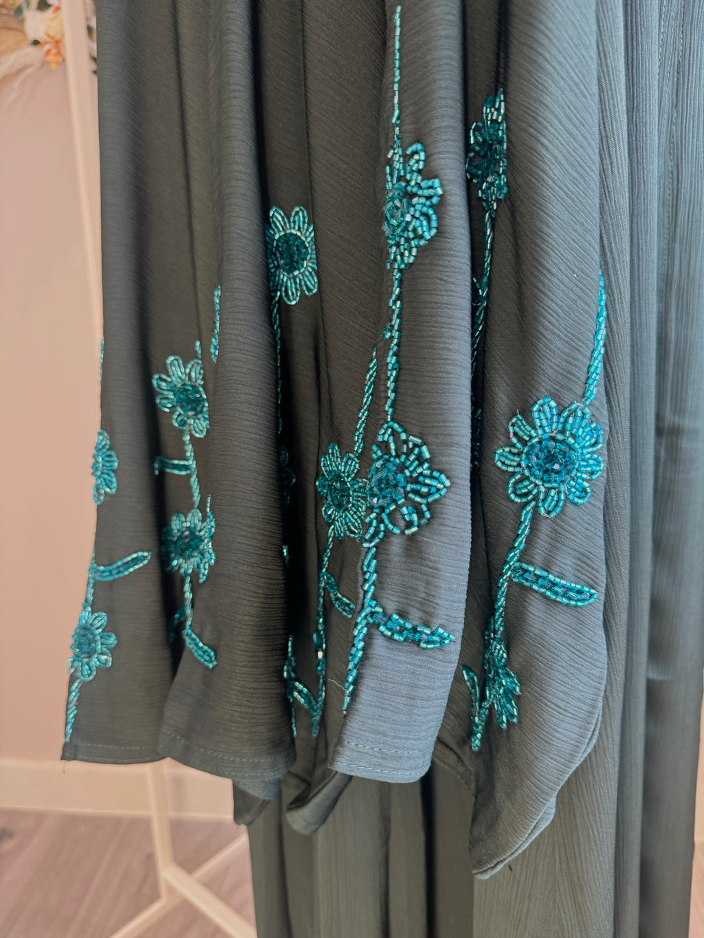 Nura - Emerald Green Abaya