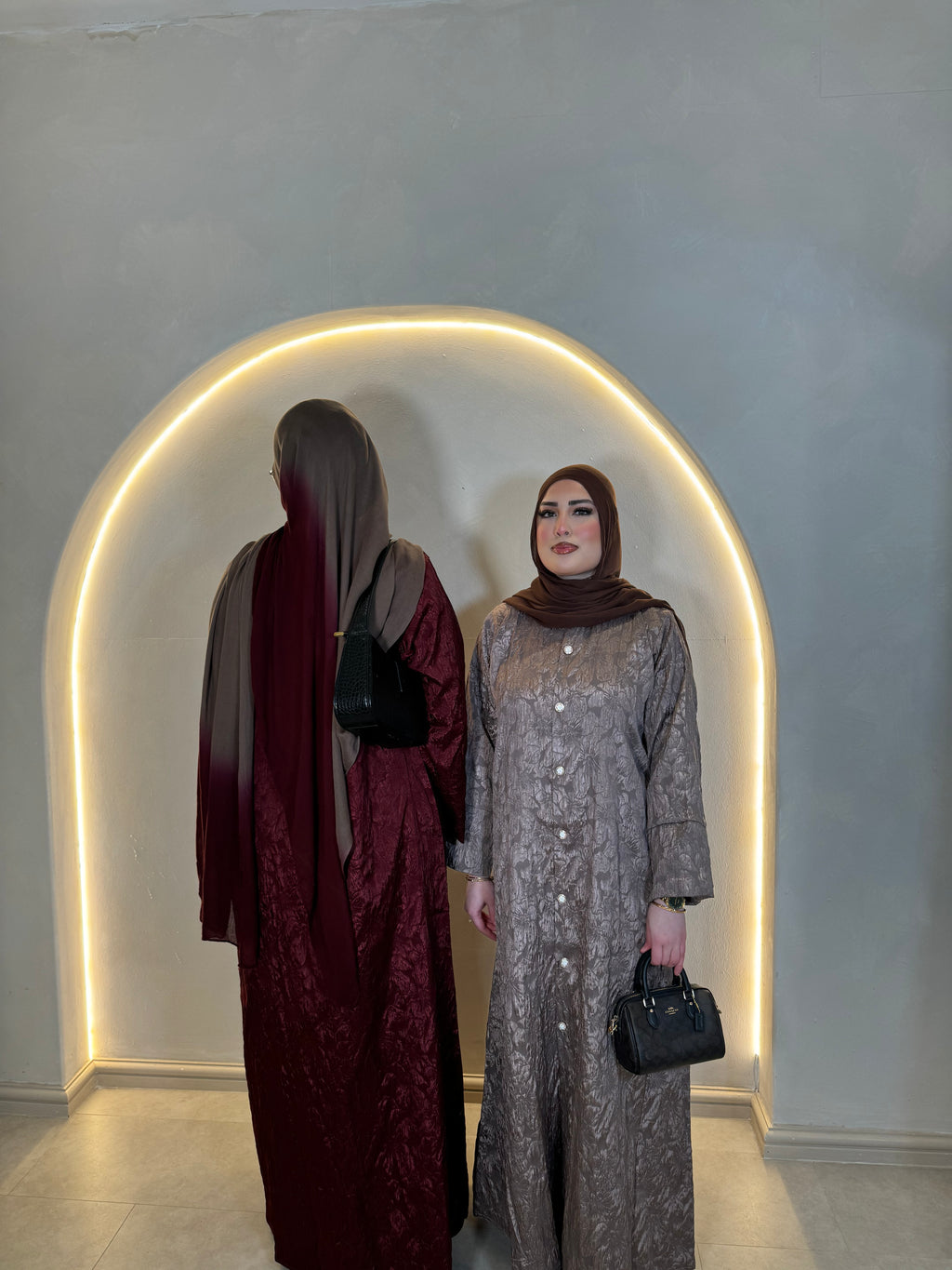 Leyla Jacquard Abaya