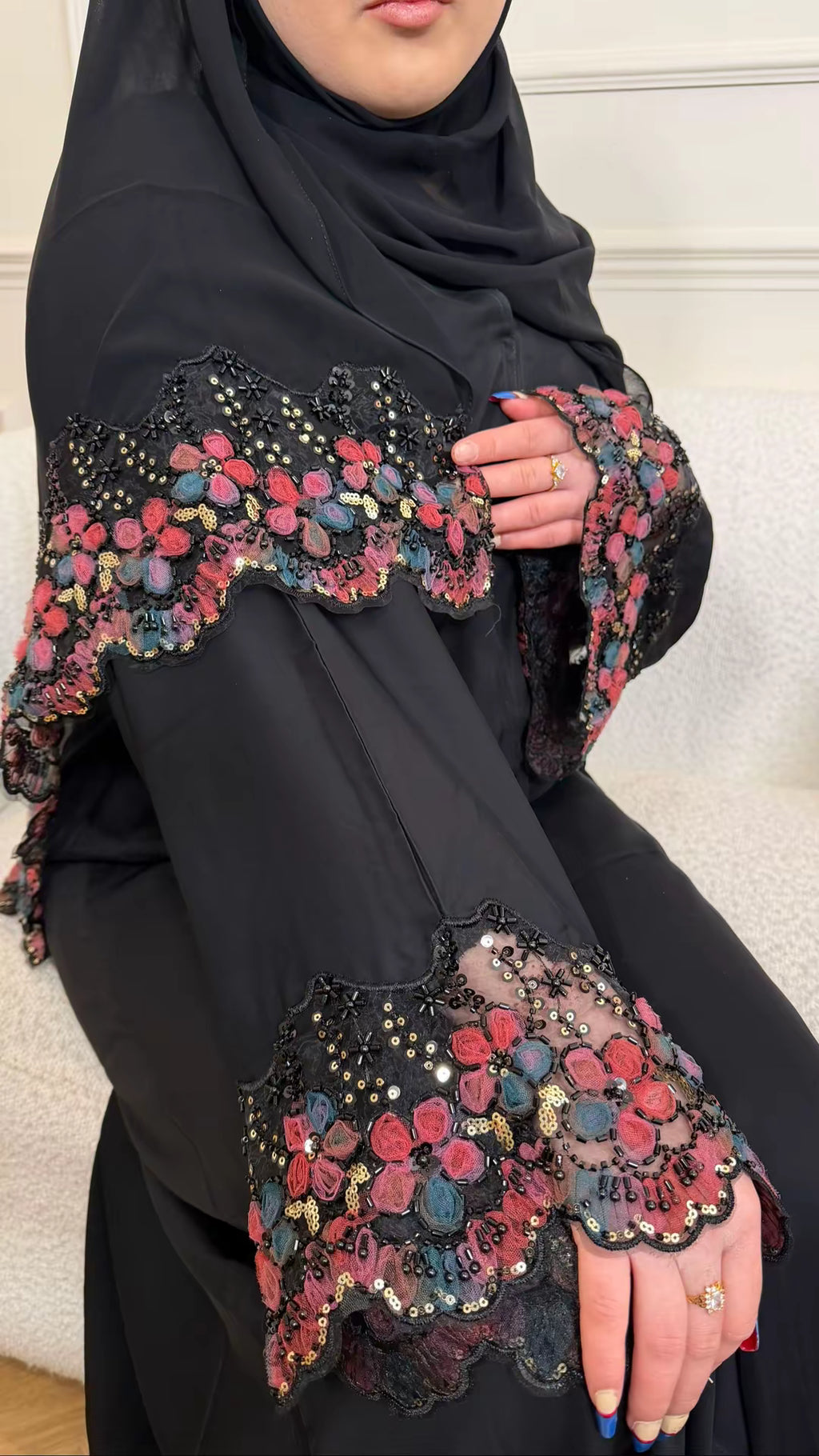 Loujain Petal Abaya