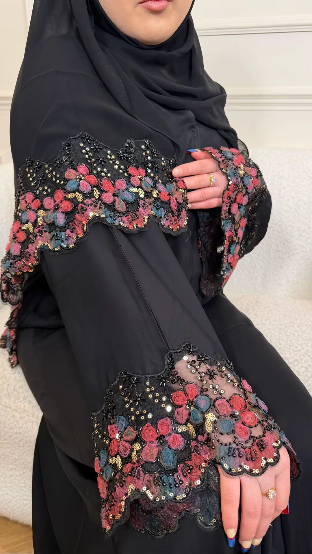 Loujain Petal Abaya