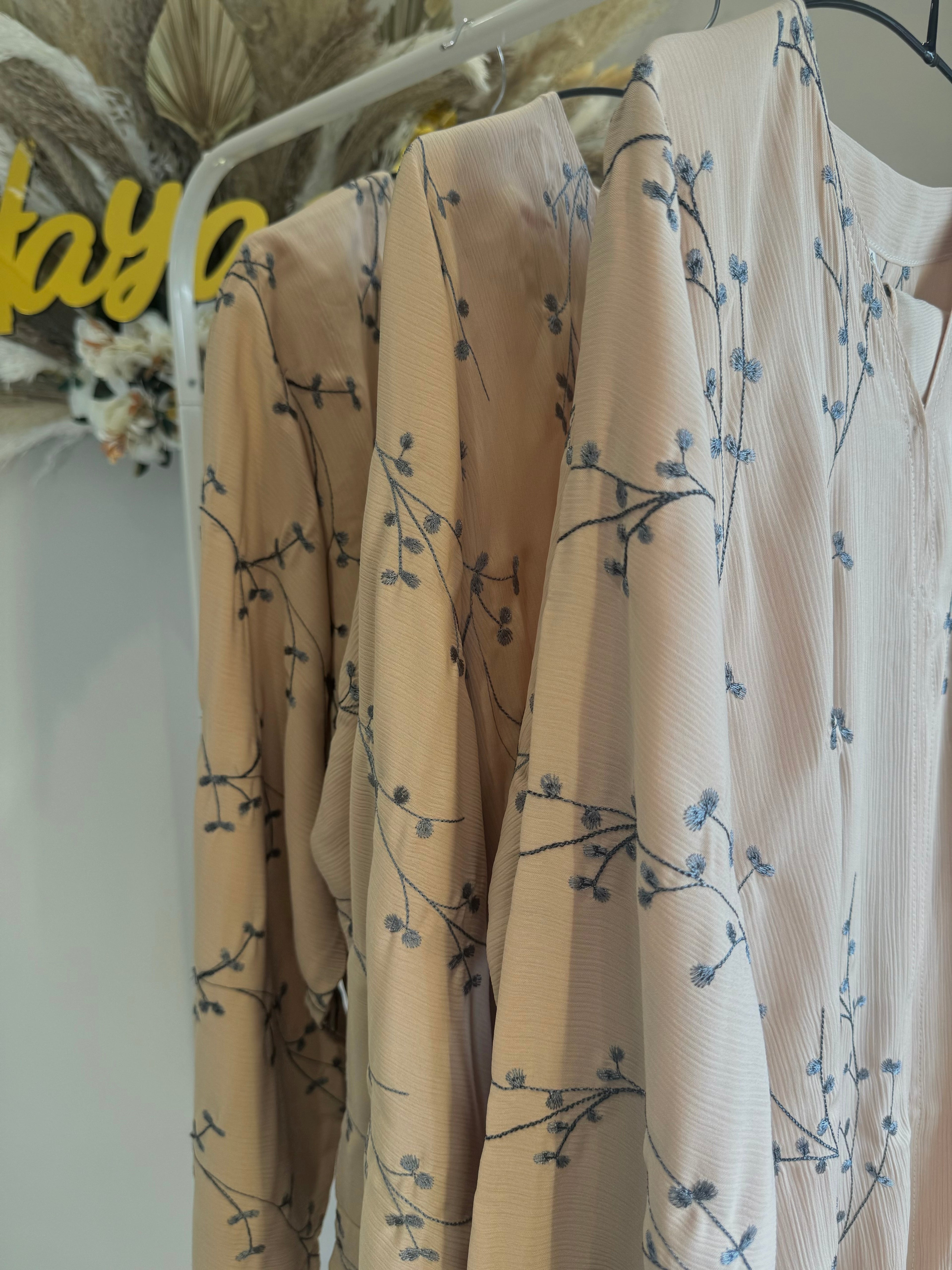 Dahlia - Floral Abaya